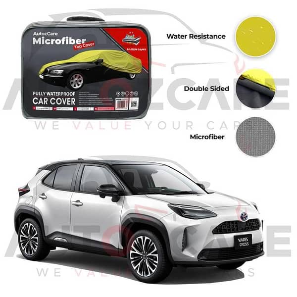 Toyota Yaris Cross Microfiber Car Top Cover - Model 2020-2026