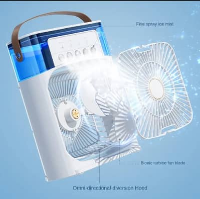 Portable Mini Cooling Fan | 3 in 1 USB Air Cooler with Water Cooling