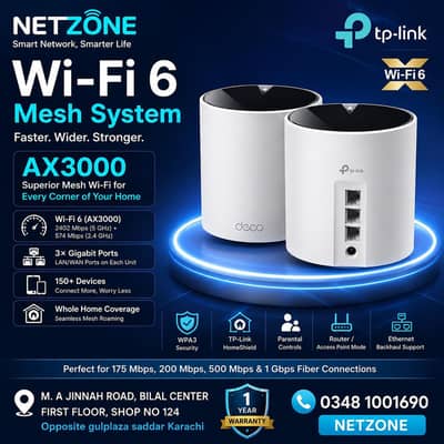 TPLINK DECO MESH X55 AX 3000' pack of 2