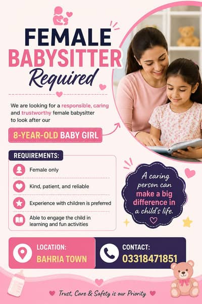 zarort female baby sitter
