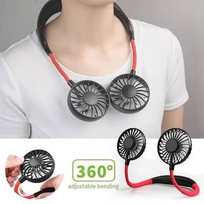 USB Rechargeable Foldable Neck Fan  *Free Cash On Delivery