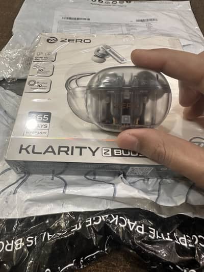 Zero Klarity buds brand new box open