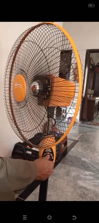 changing fan