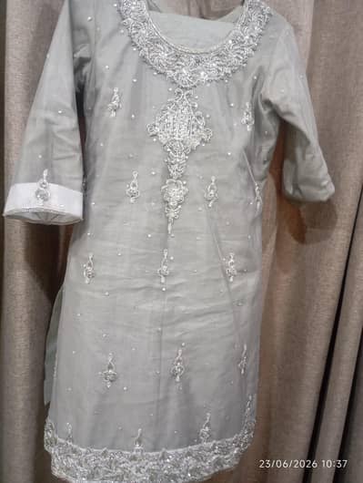 one time used handwork dress