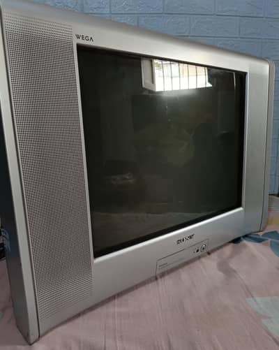 Sony 21" WEGA flate Screen CRT TV 3D Sound system Multi system AV