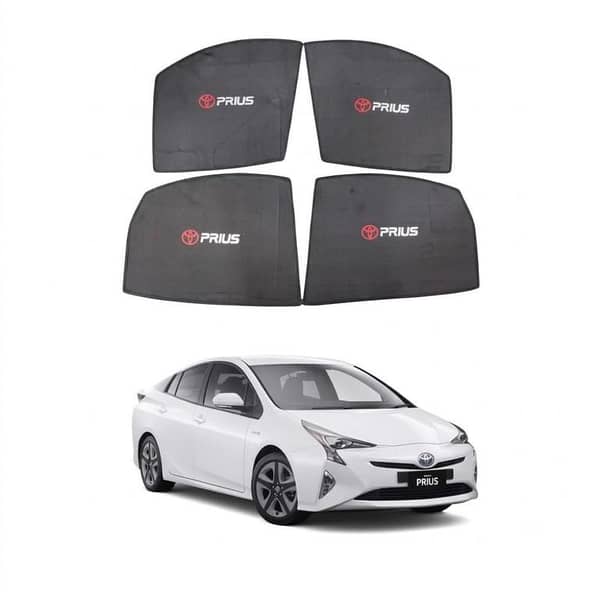 Toyota Corolla & Prius New Model Magnetic Sun Shades Set (4Pcs) – Custom Heat Shield