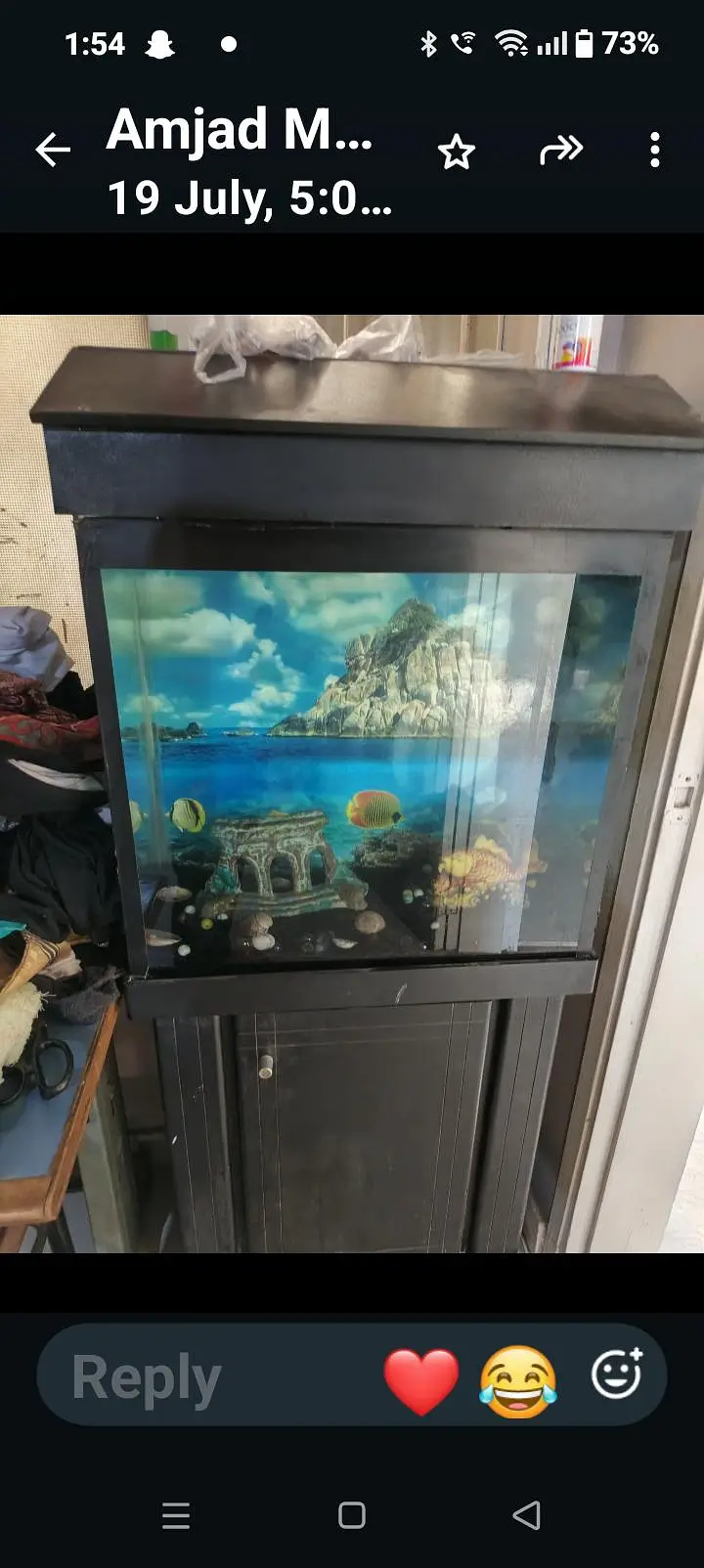 aquarium with machine. — photo 2