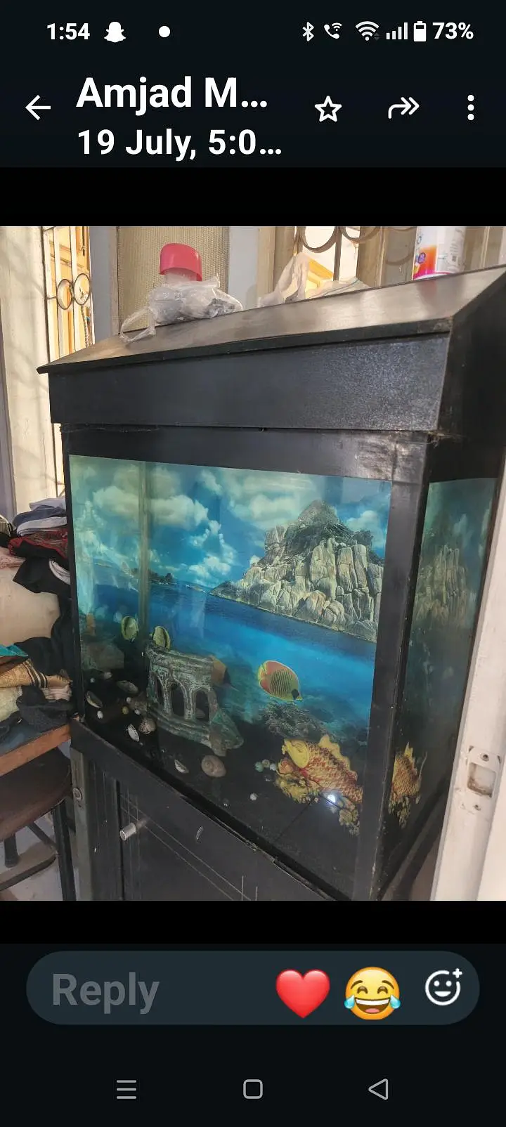 aquarium with machine. — photo 3