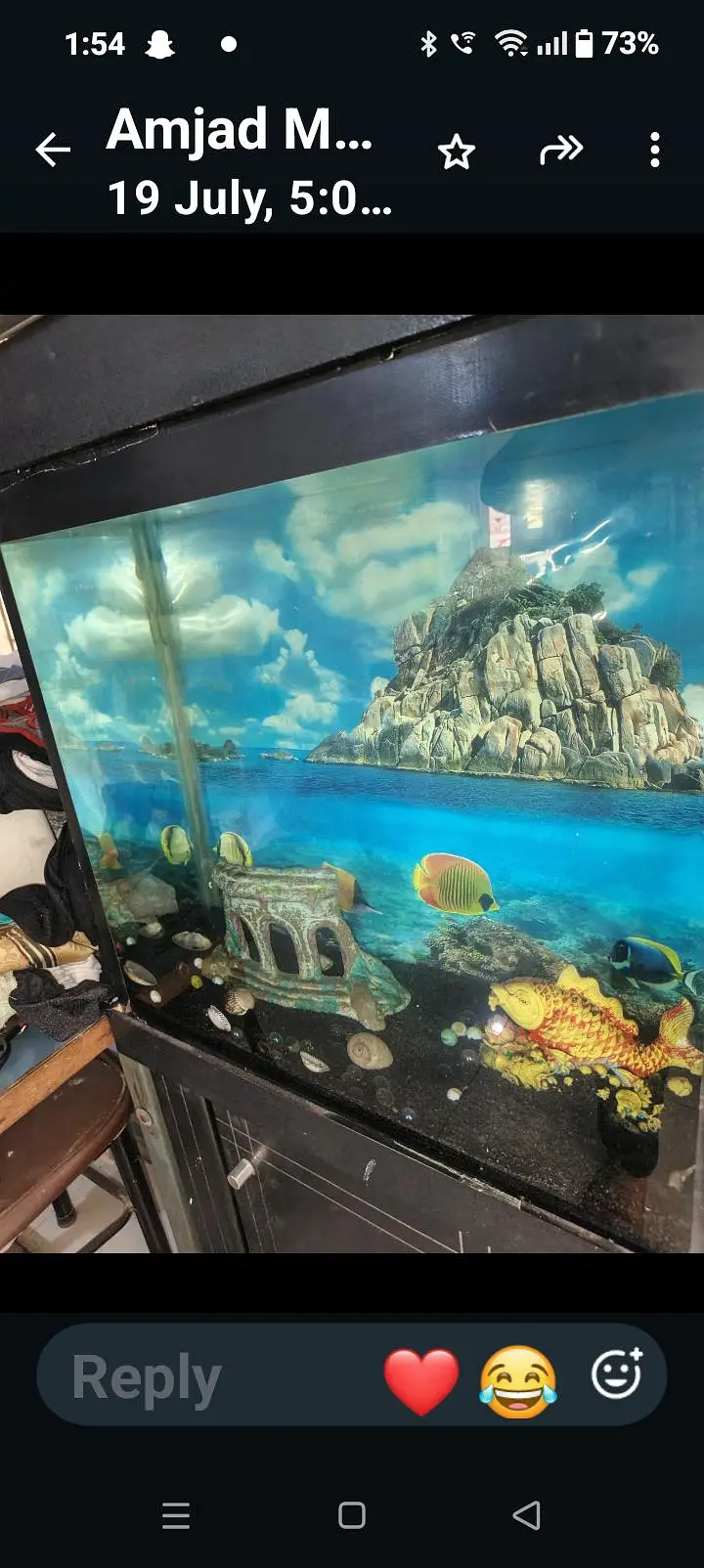 aquarium with machine. — photo 4