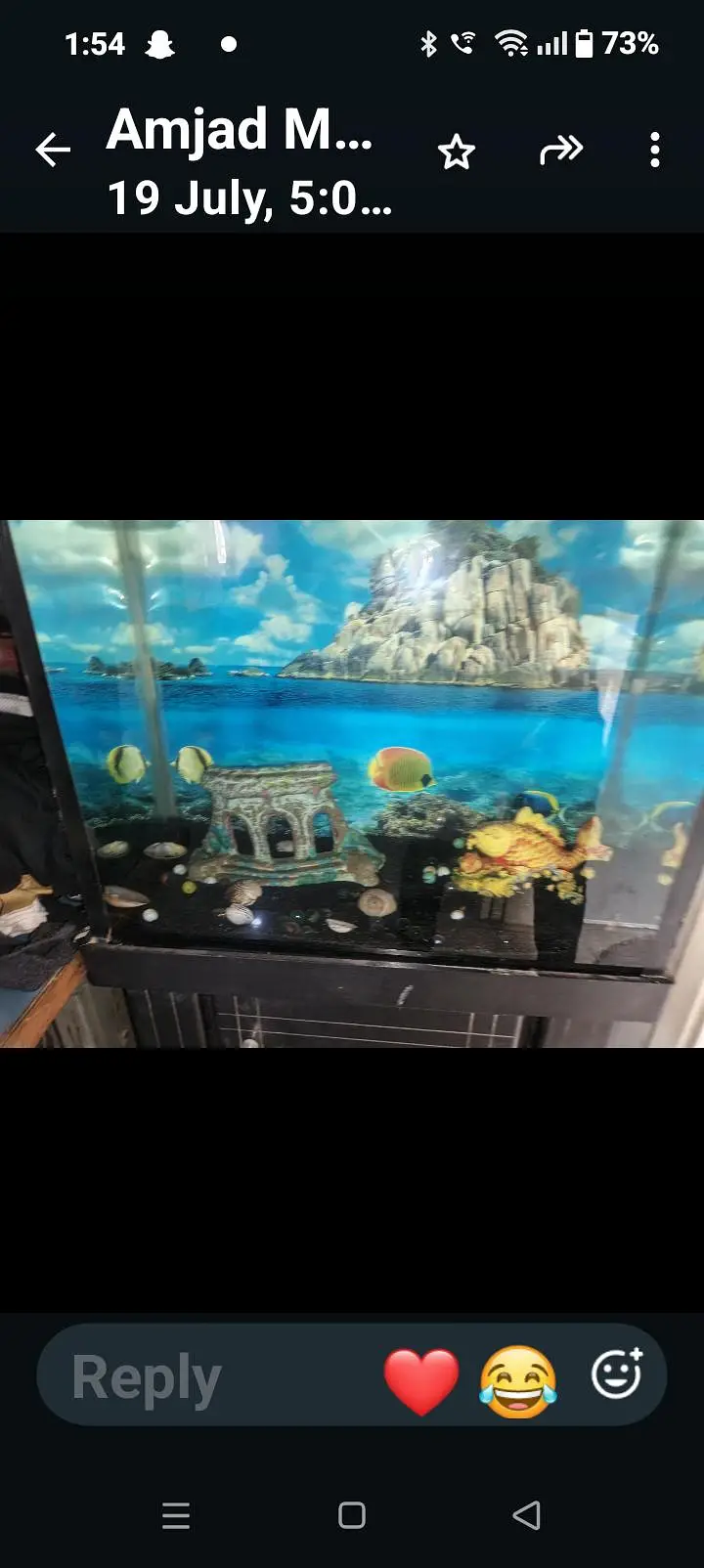aquarium with machine. — photo 5
