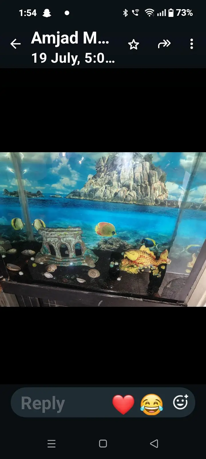 aquarium with machine. — photo 6