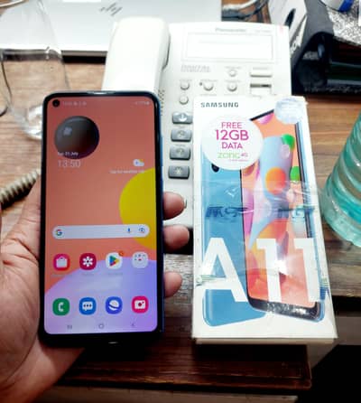 Samsung Mobile A11 3 32GB with Box