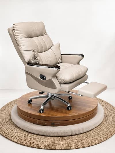 Luxury Executive Recliner Office Chair | Adjustable with Footrest