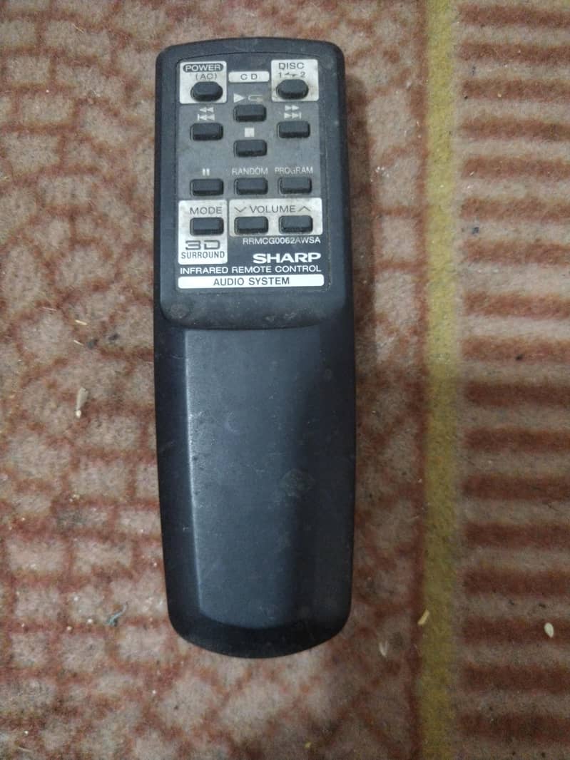 sharp  stereo system 4