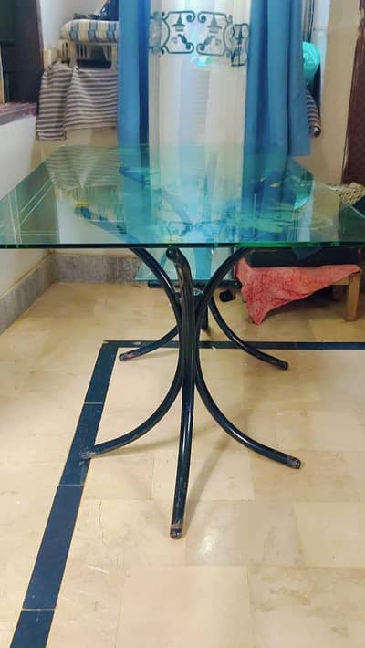 dining table glass frame