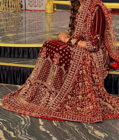 Barat Day Heavy Bridal Lehenga
