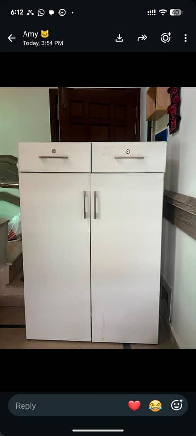 Shoe Cabinet / Shoe Rack with 2 Drawers