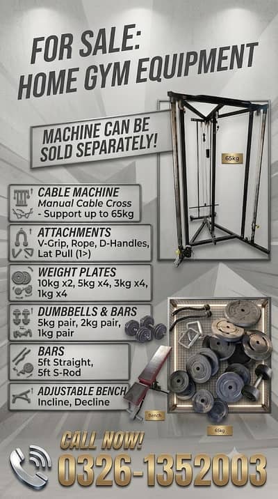 Home Gym Equipment For Sale – Complete Setup