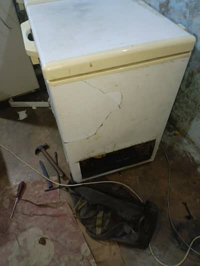 double door deep freezer pel ka