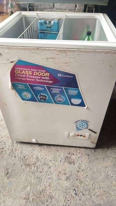*Dawlance Glass Door Chest Freezer | Excellent Cooling |Good Condition