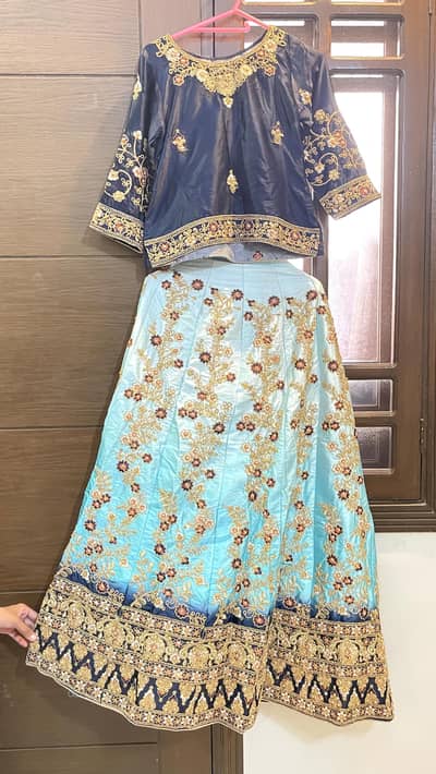 lehnga-Blue