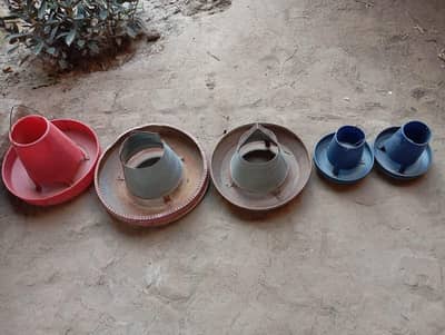 Used poultry feeders and Drinker set
