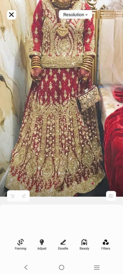 hand made bridal dress