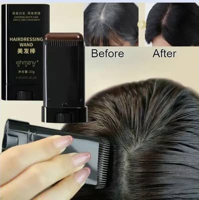 instant Root touch_ups hair color comb stick water proof and swaetprof