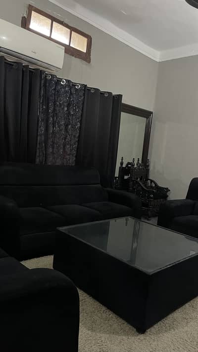 Complete Sofa Set – 3-Seater, 2-Seater & 1-Seater with Center Table