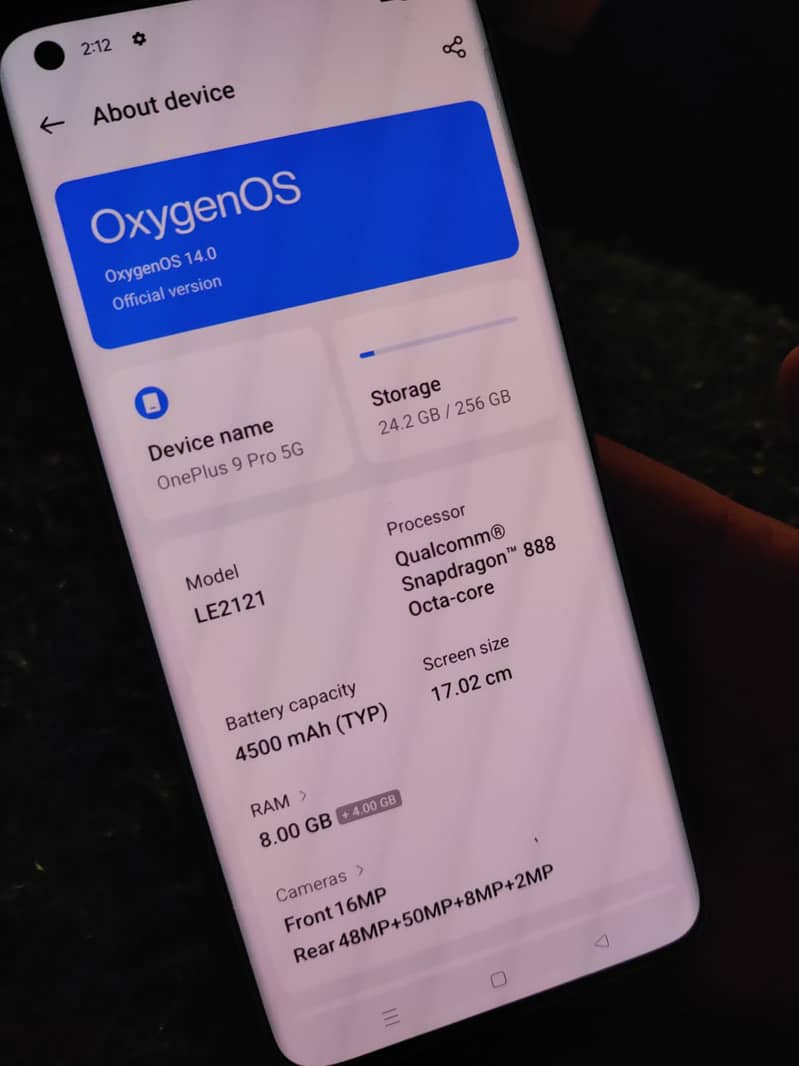 One Plus 9 Pro 5