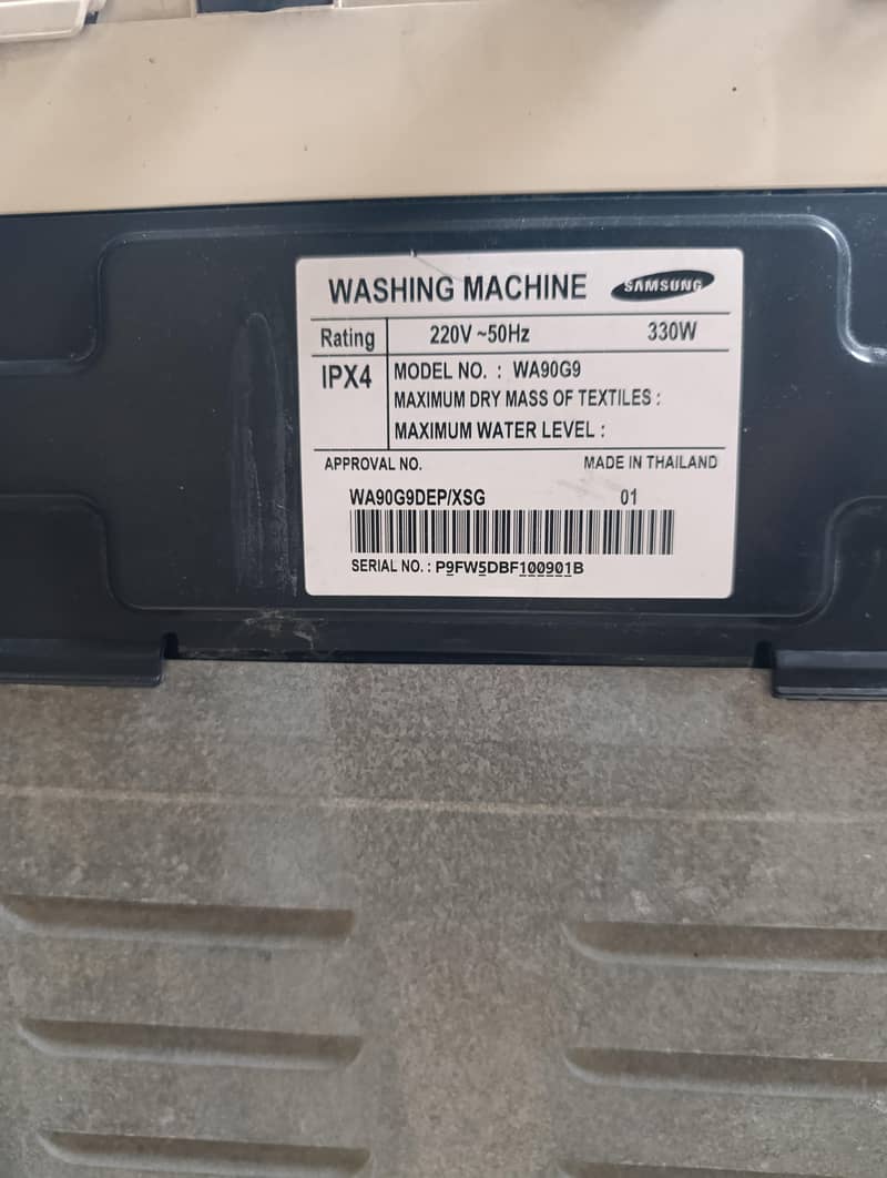 FULLY AUTOMATIC WASHING MACHINE 5