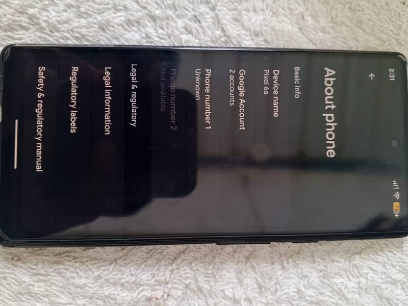 Google pixel 6a 6