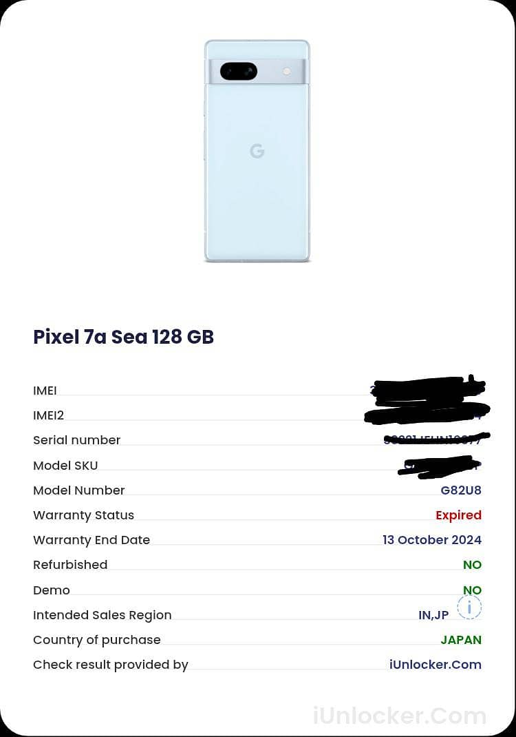 Google Pixel 7a 4