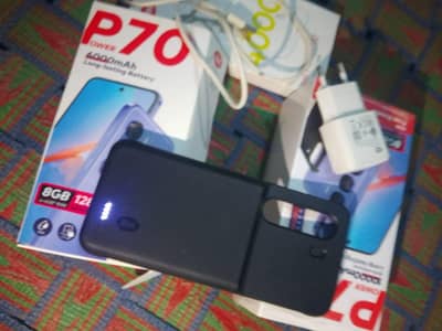 Itel P70 all ok 10by10 pece all ok self 100% argent sail