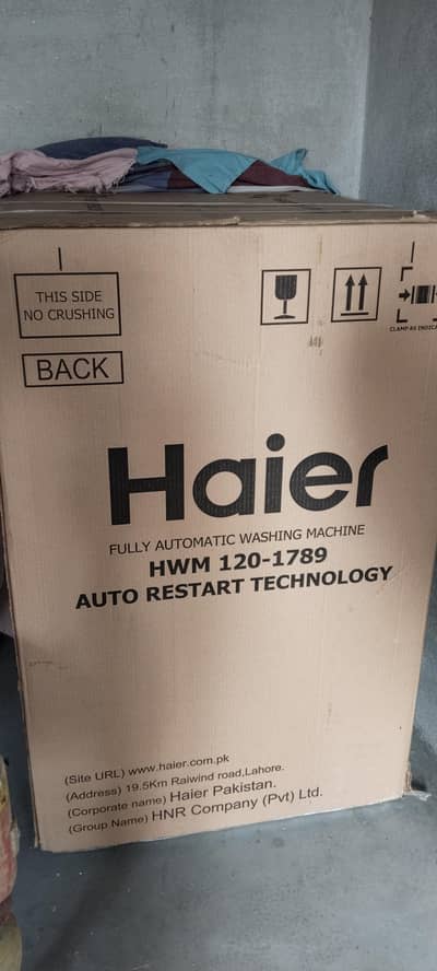 Haier fully automatic machine  HWM 120 7089