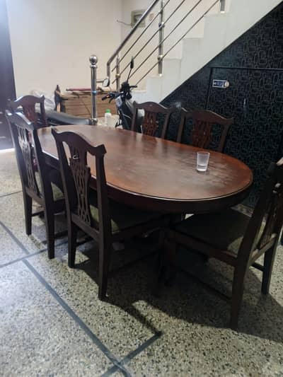 Dining Table With 6 Chairs For Sale