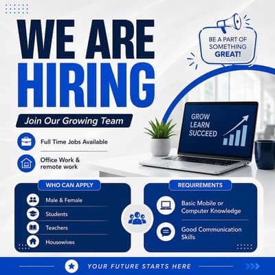 Hiring Now for Work!!!