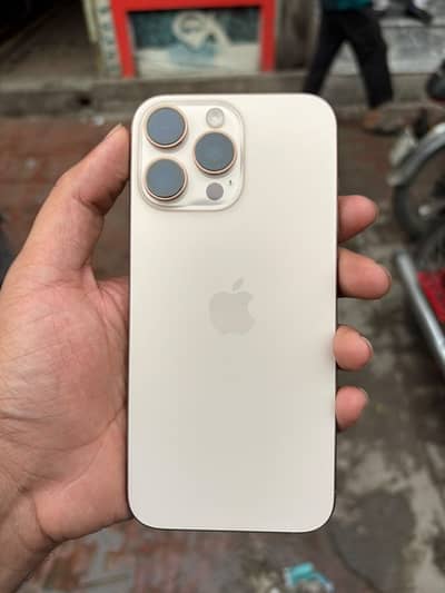 iPhone 16 pro max with box nd cable non pta jv 94% health 10/10