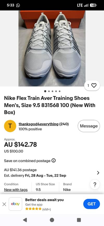 Nike branded shoes