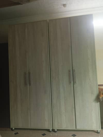 Selling 2 wooden wardrobes in good condition Ideal for bedroom storage