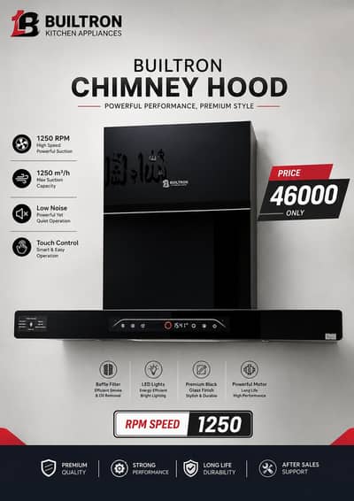 Builtron chimney pure copper motor warranty