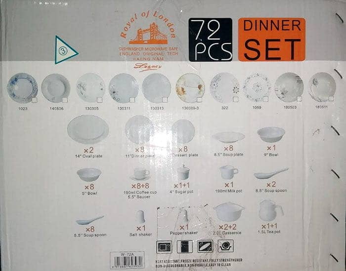 72 pcs dinner set 1