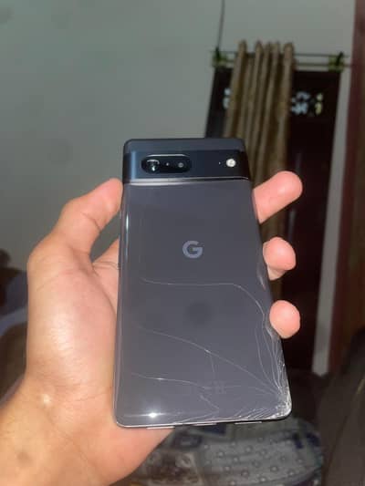 Google Pixel 7 just panel changed and back crack otherwise all okay