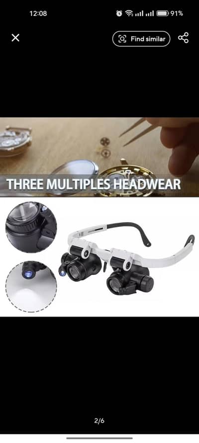 magnifier glasses for jewellers and repairing