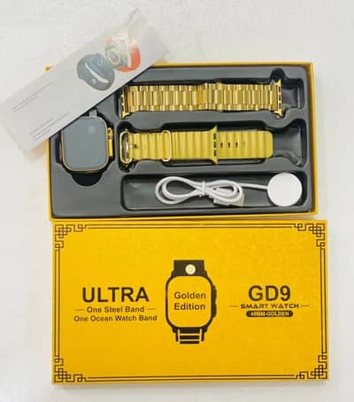 G9 Ultra Golden Smartwatch | Series 9 Ultra (Brand New / Premium Qual