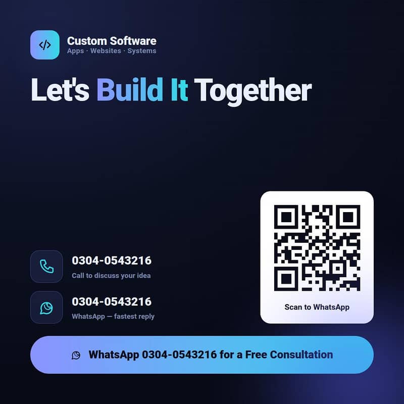 Custom Software -web & Mobile App's 1