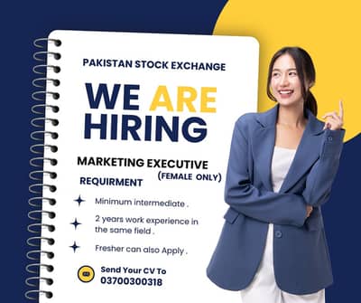 Hiring Female Sales | Female Job | Office Job | PSX |Trading |Apply
