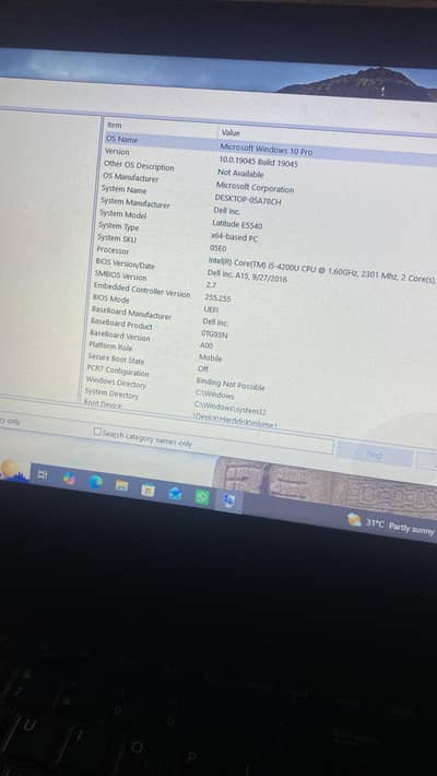 Dell Latitude E5549