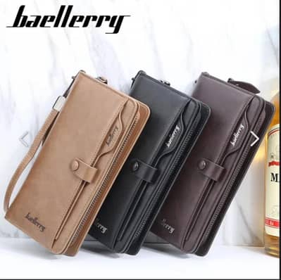 Premium Stylish Textured Leather Wallet For Daily Use
