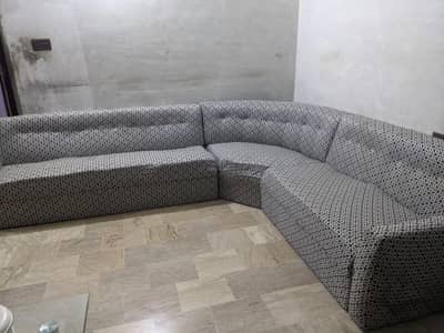 corner L shape sofa set